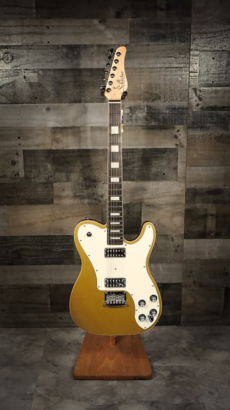 Electric guitar Schecter PT Fastback Gold Top