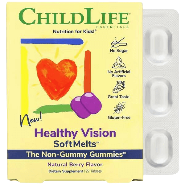 Children's vitamins Healthy Vision SoftMelt for vision 27 tablets, ChildLife