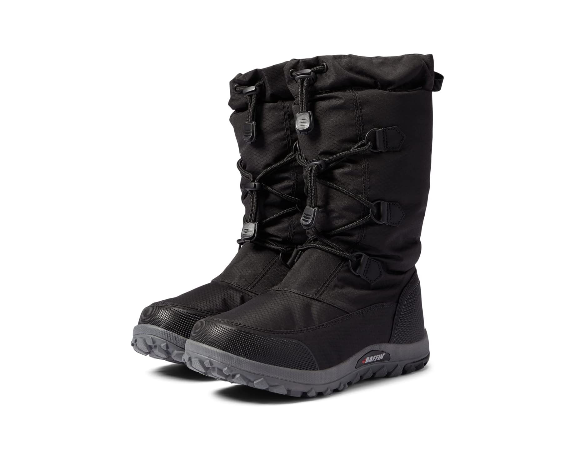 Light Baffin boots, black