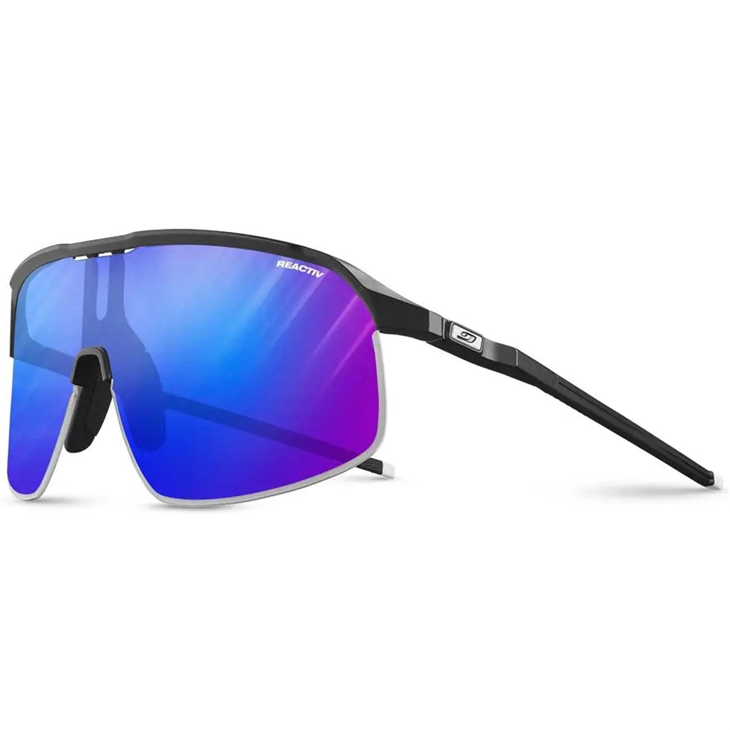 نظارات شمسية Julbo Density، أسود/أسود REACTIV 1-3 تباين عالي