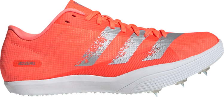 Adidas Adizero Long Jump 'Signal Coral' Cleats, Orange