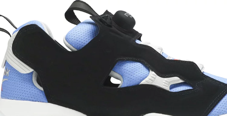 حذاء رياضي Instapump fury og retro 'echo blue' 2019 من Reebok، باللون الأزرق