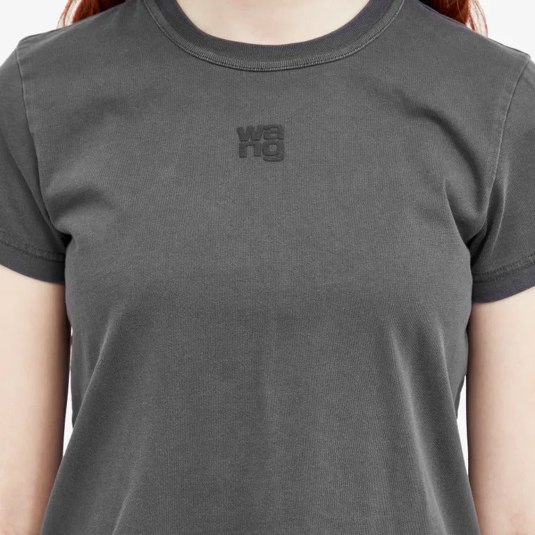 Alexander Wang Essential Logo T-shirt, gray