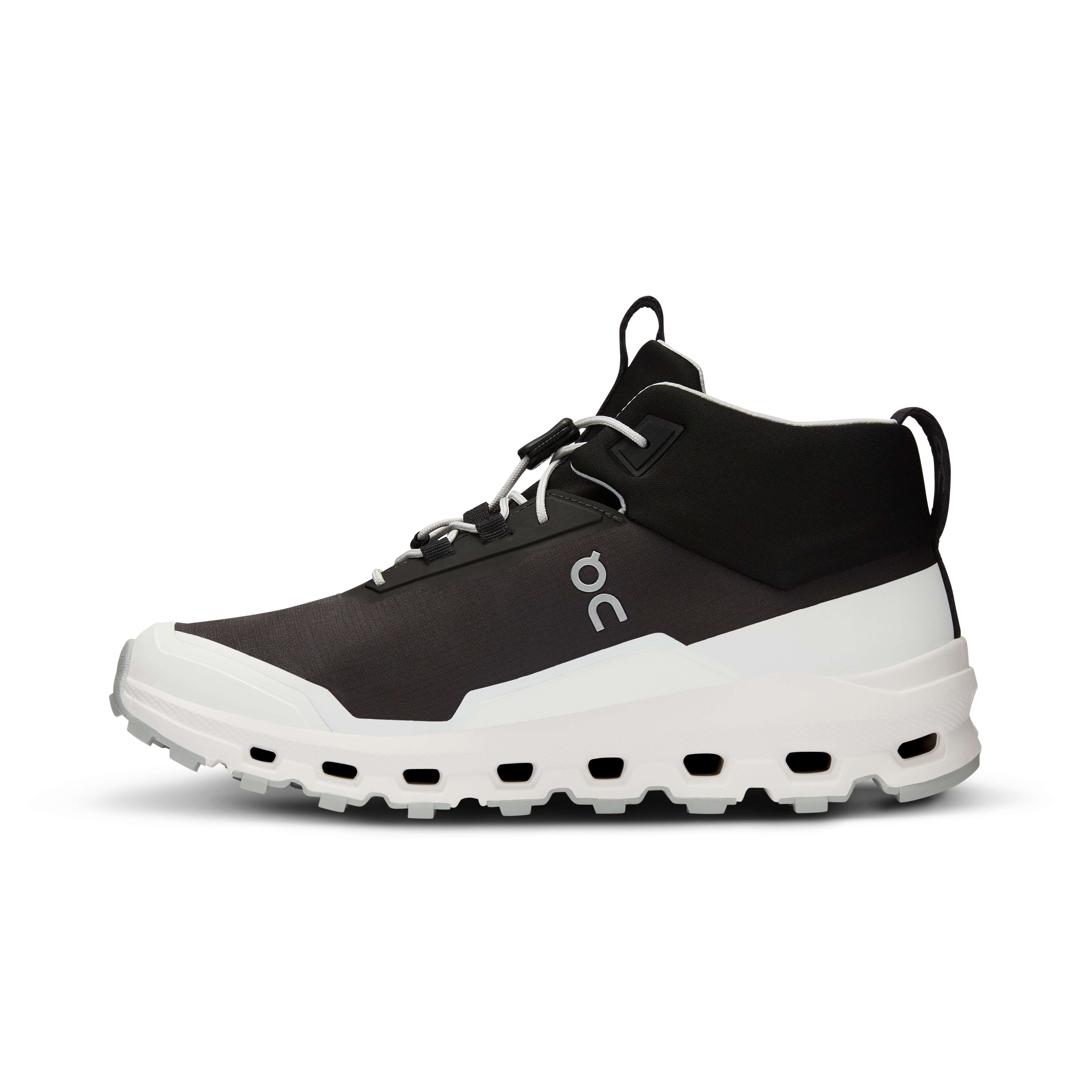 Teen boots On Cloudhero Mid Waterproof Kids, black/white