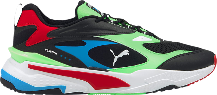 حذاء رياضي Puma RS-Fast Black Elektro Green، أسود