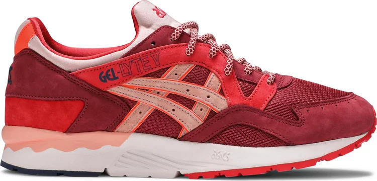 Ronnie fieg x gel lyte 5 'volcano' Asics sneakers, red