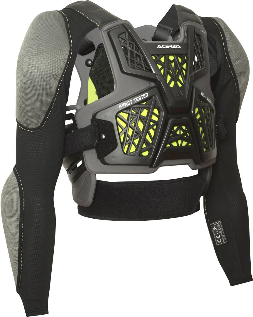 Acerbis Specktrum Lev2 body armor, black/light green