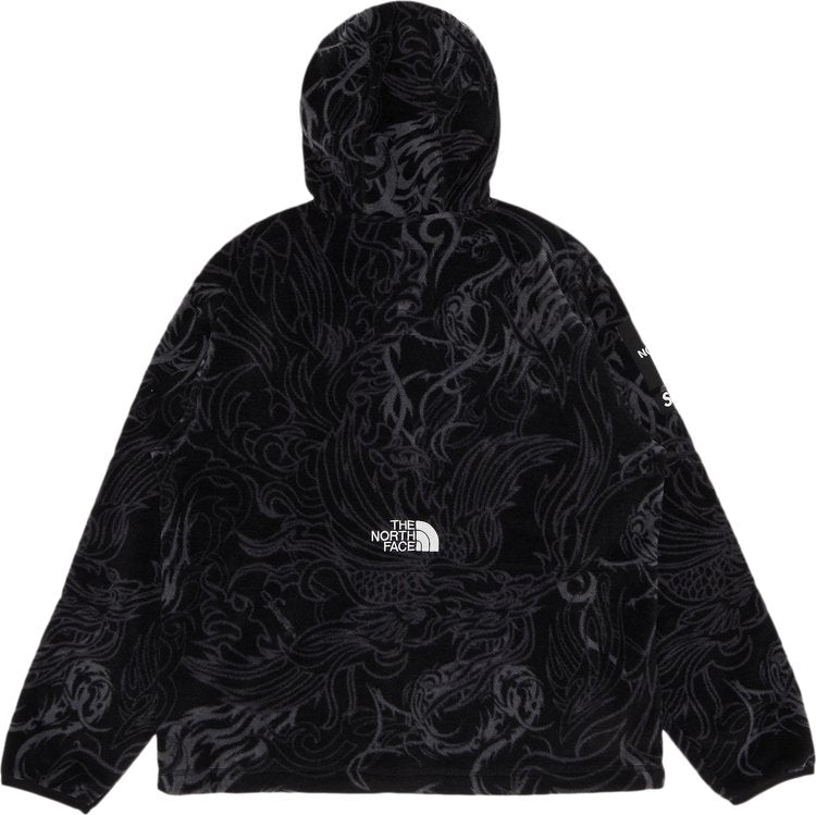 Supreme x The North Face Steep Tech Fleece Pullover 'Black Dragon', black