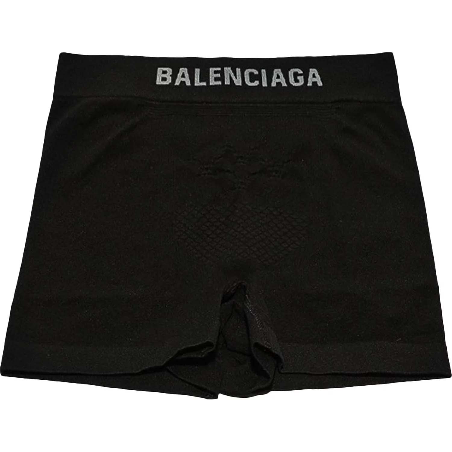 بوكسر رياضي من Balenciaga، باللون الأسود