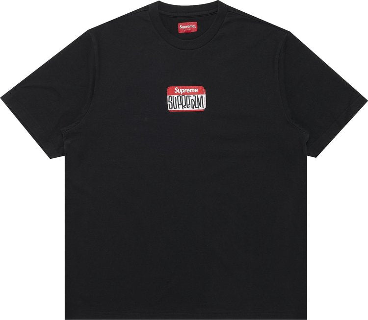 Supreme Gonz Nametag Short-Sleeve Top 'Black'