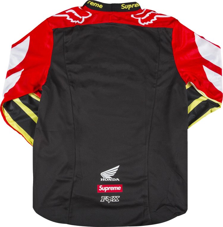 Supreme x Honda Fox Racing Moto Jersey 'Red' T-Shirt, red