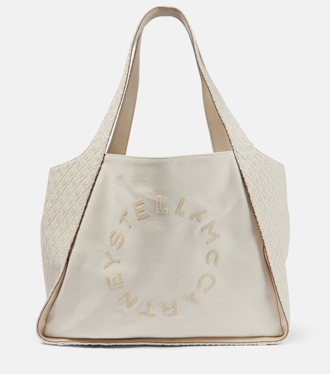 Stella McCartney embroidered tote bag, beige