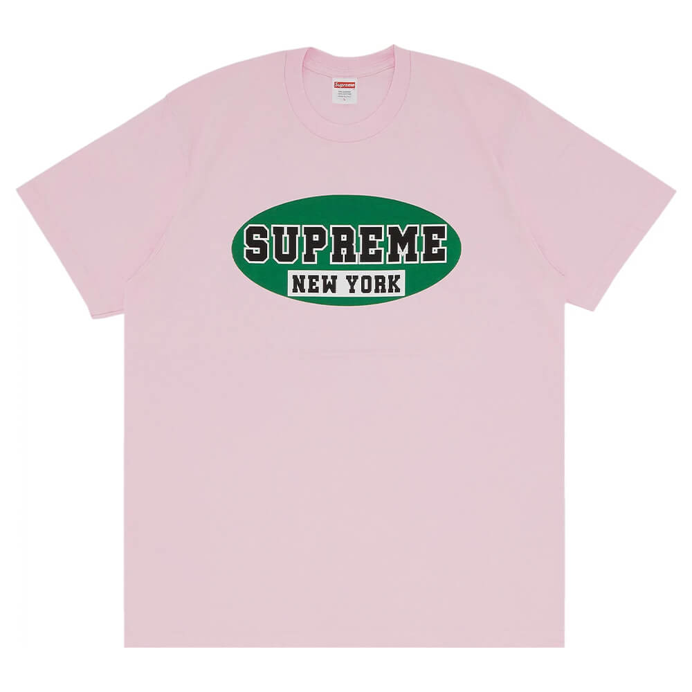 تي شيرت Supreme New York باللون الوردي الفاتح