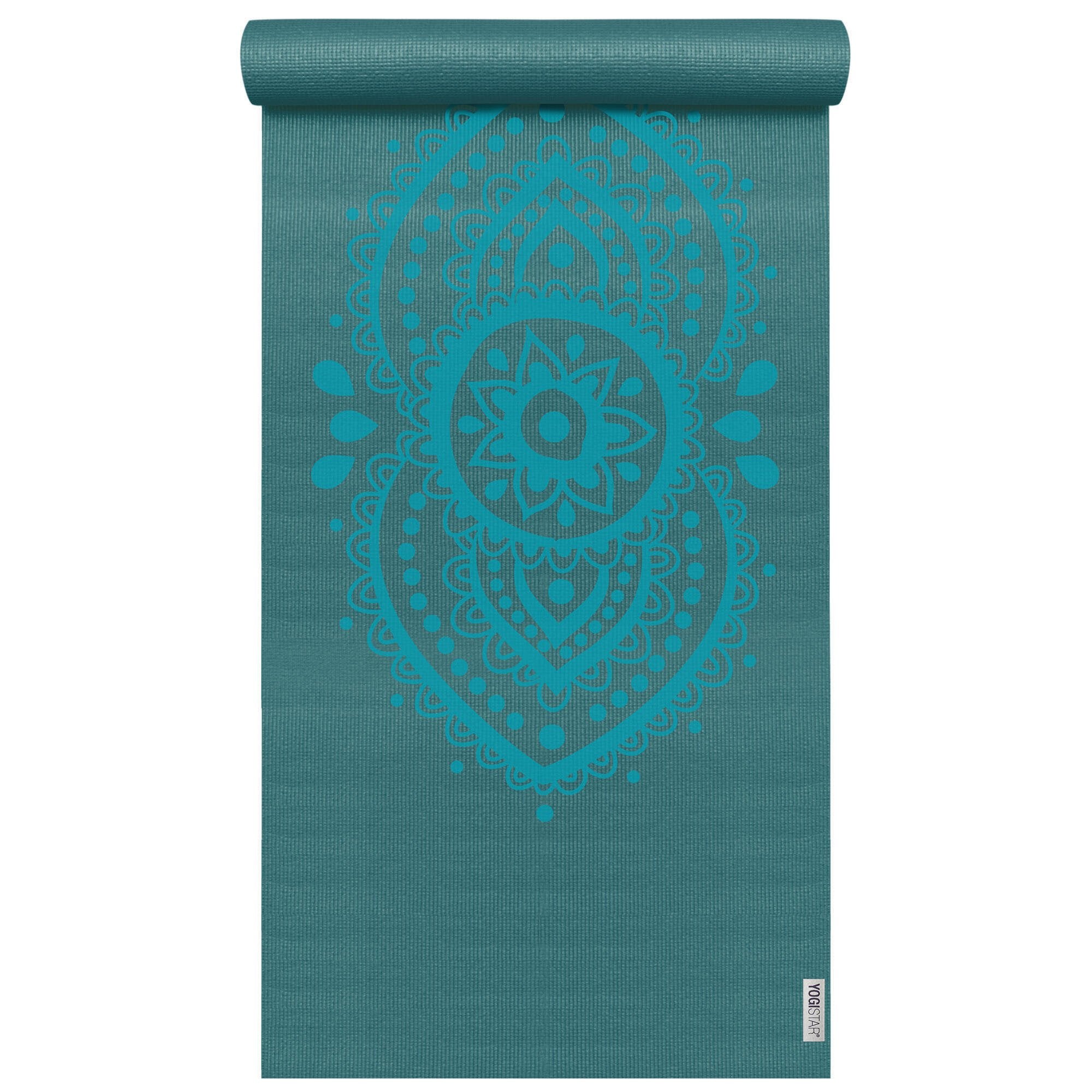 Yoga mat YOGISTAR Basic Art Collection ajna chakra, Prussian blue