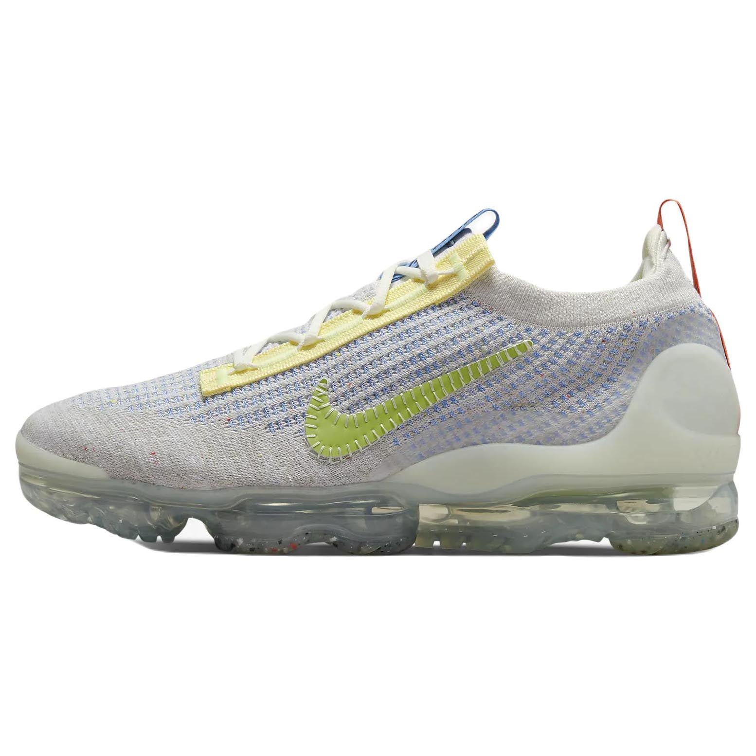 حذاء رياضي Nike Air VaporMax 2021 FK، بيج/أزرق/أخضر