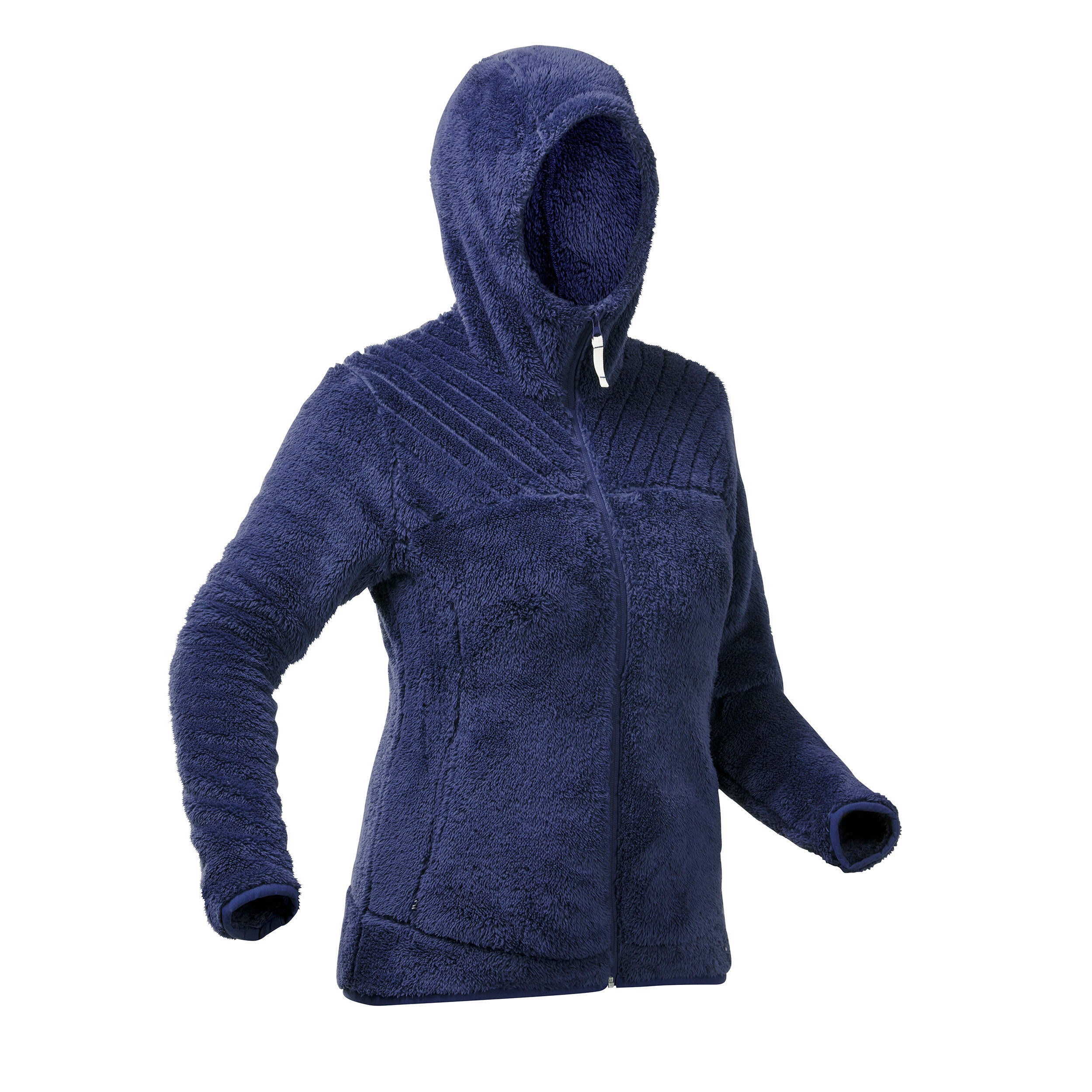 Women's fleece hiking sweatshirt Quechua SH500 Ultra-Warm, blue