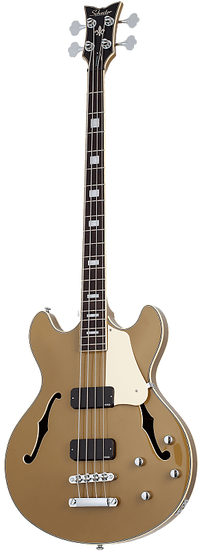 Bass guitar Schecter Corsair metallic gold Corsair Bass