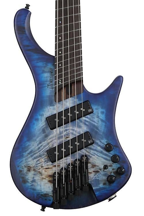 Bass Guitar Ibanez Bass Workshop EHB1505MS - Pacific Blue Burst Flat Bass Workshop EHB1505MS Bass Guitar