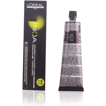 L'Oreal Pro Inoa Coloration Permanent hair dye without ammonia 8.8 Light brown 60G