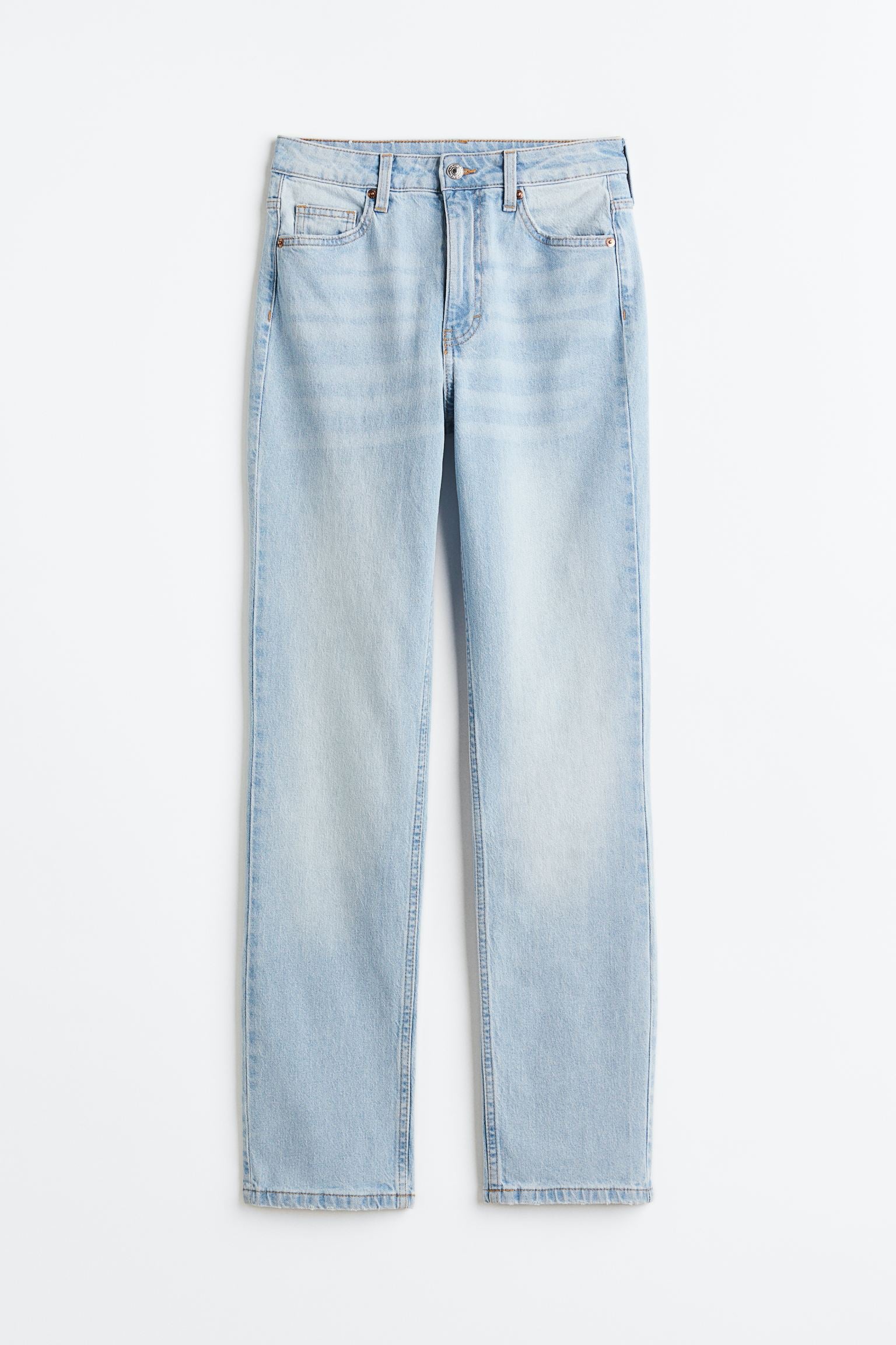 H&M Vintage Straight High Jeans, blue