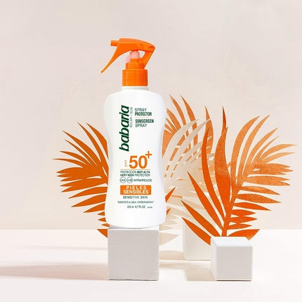 Solar Sensibles F-50 Sunscreen spray 200 ml, Babaria