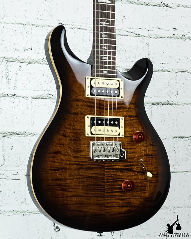 PRS SE Custom 24 Black Gold with Bag (#6482)