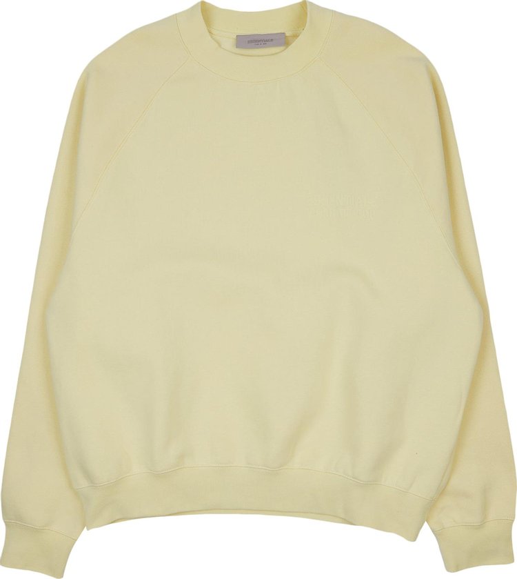 Fear of God Essentials Crewneck 'Canary' Sweatshirt, Yellow