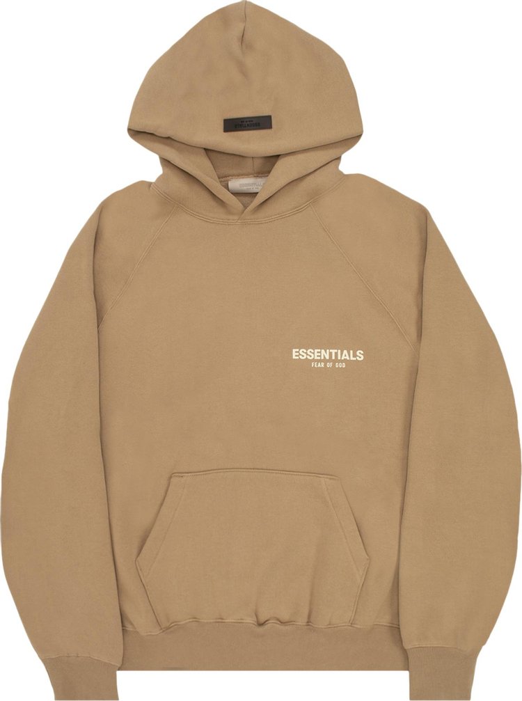 Fear of God Essentials Essentials Hoodie 'Oak', Tan