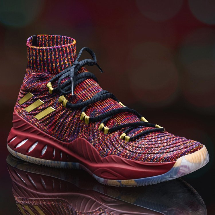 Adidas SM Crazy Explosive 2017 Primeknit 'Vegas' Sneakers, Multicolor