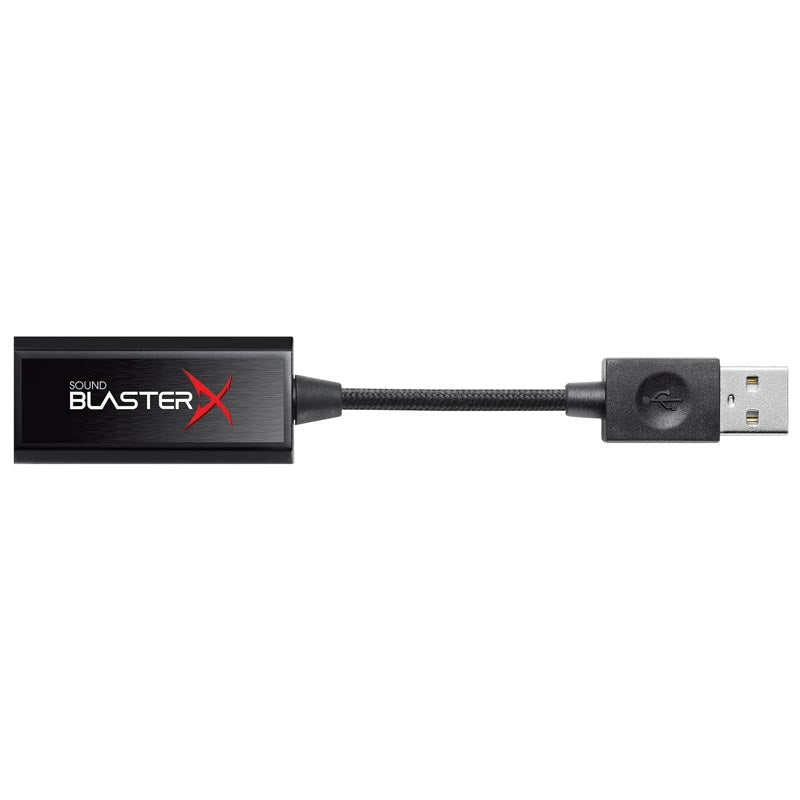 بطاقة صوت خارجية Creative Sound BlasterX G1 7.1، باللون الأسود