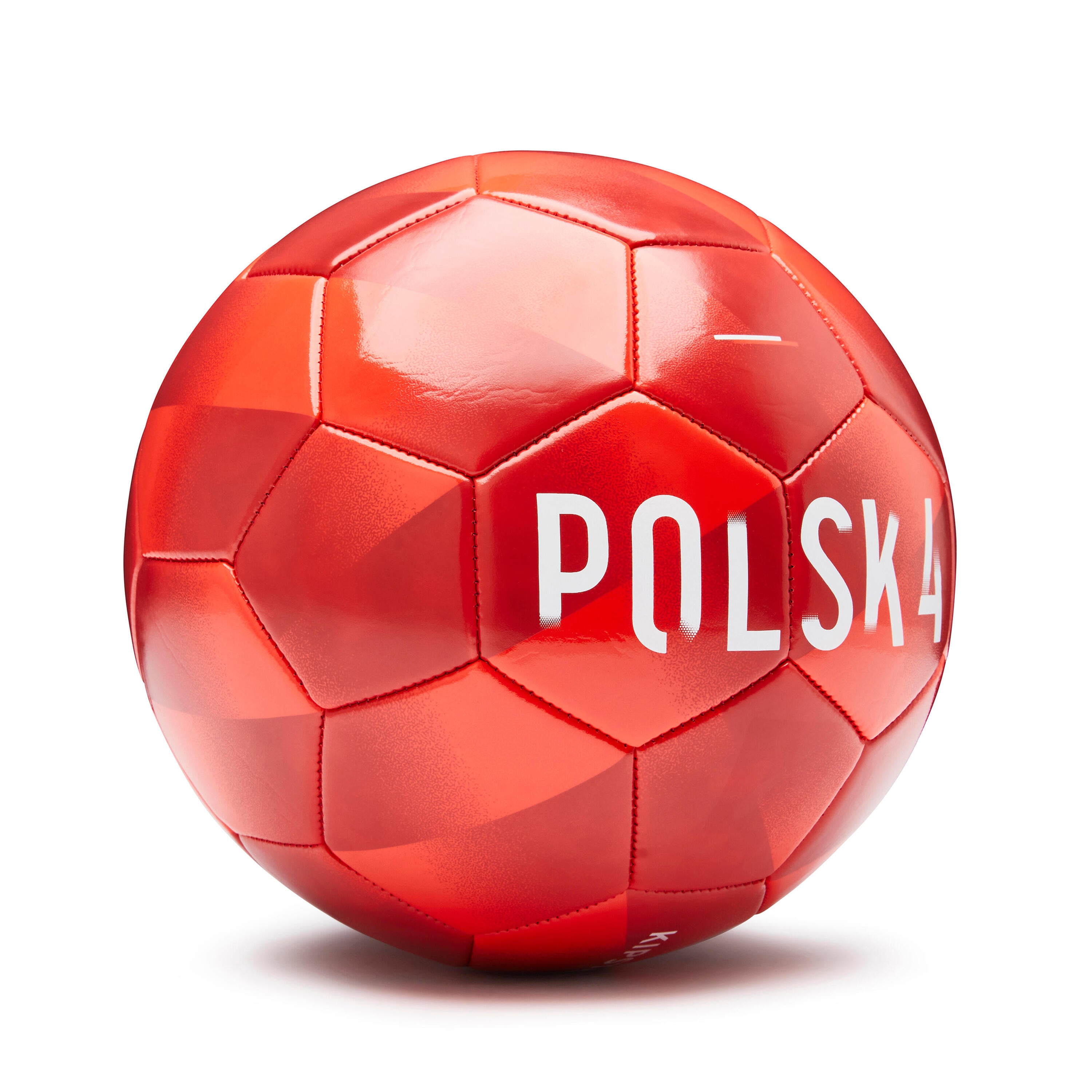 Soccer training ball Poland 2022 size 5 KIPSTA, red