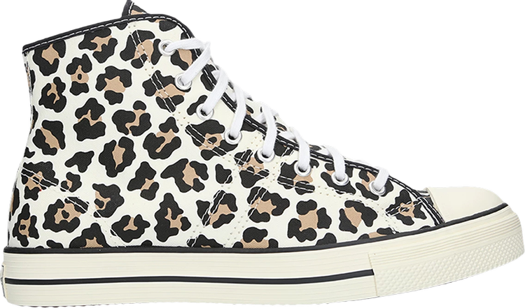 Converse Chuck 70 Hi Lucky Star Leopard Sneakers, Tan