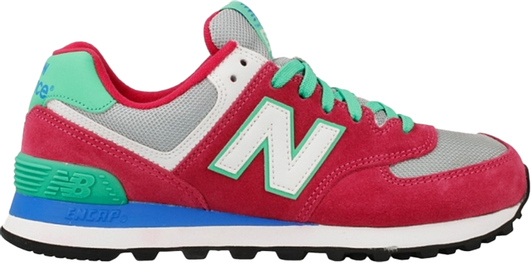 Sneakers New Balance Wmns 574 'Red Green', red