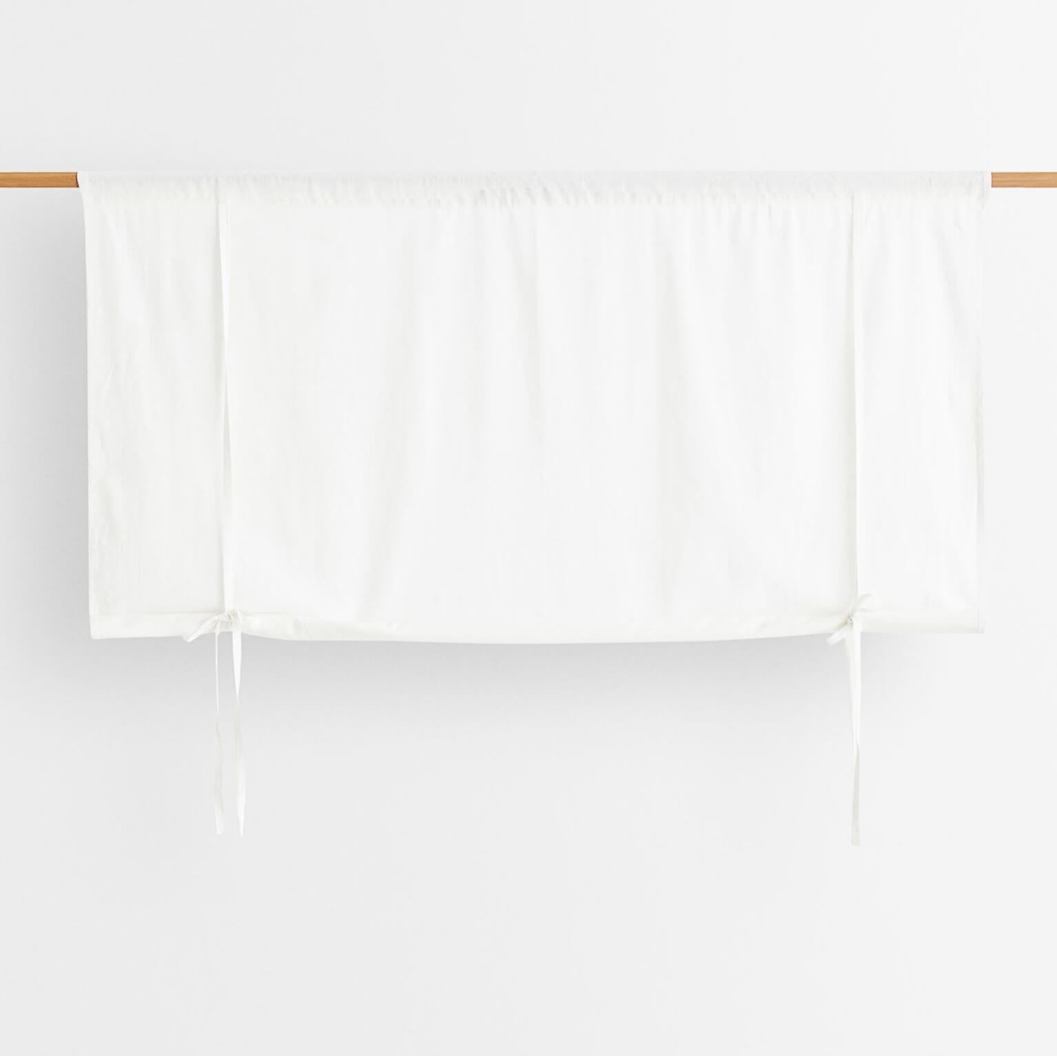 Curtains H&M Home Linen-blend Roll-up, white