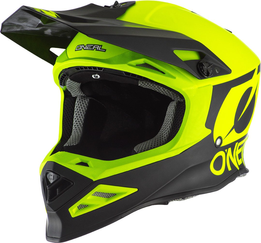 Oneal 8Series 2T Motocross Helmet, Yellow