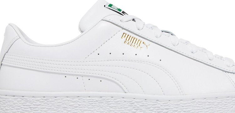 حذاء رياضي Puma Basket Classic 21 باللون الأبيض، أبيض