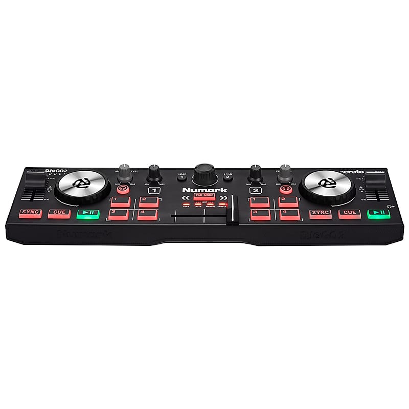 Numark DJ2GO2 Touch Pocket DJ Controller with Touch-Capacitive Jog Wheels