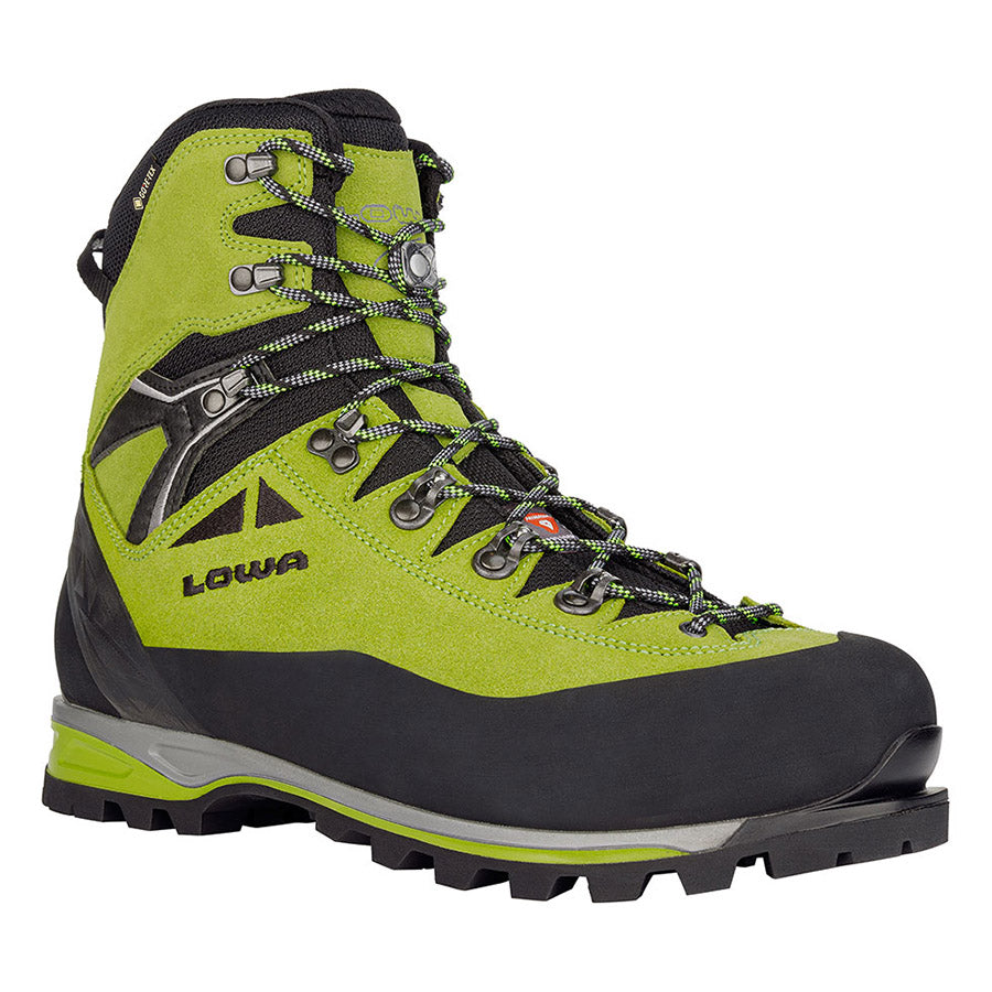 Lowa Alpine Expert II GTX trekking boots, black/lime