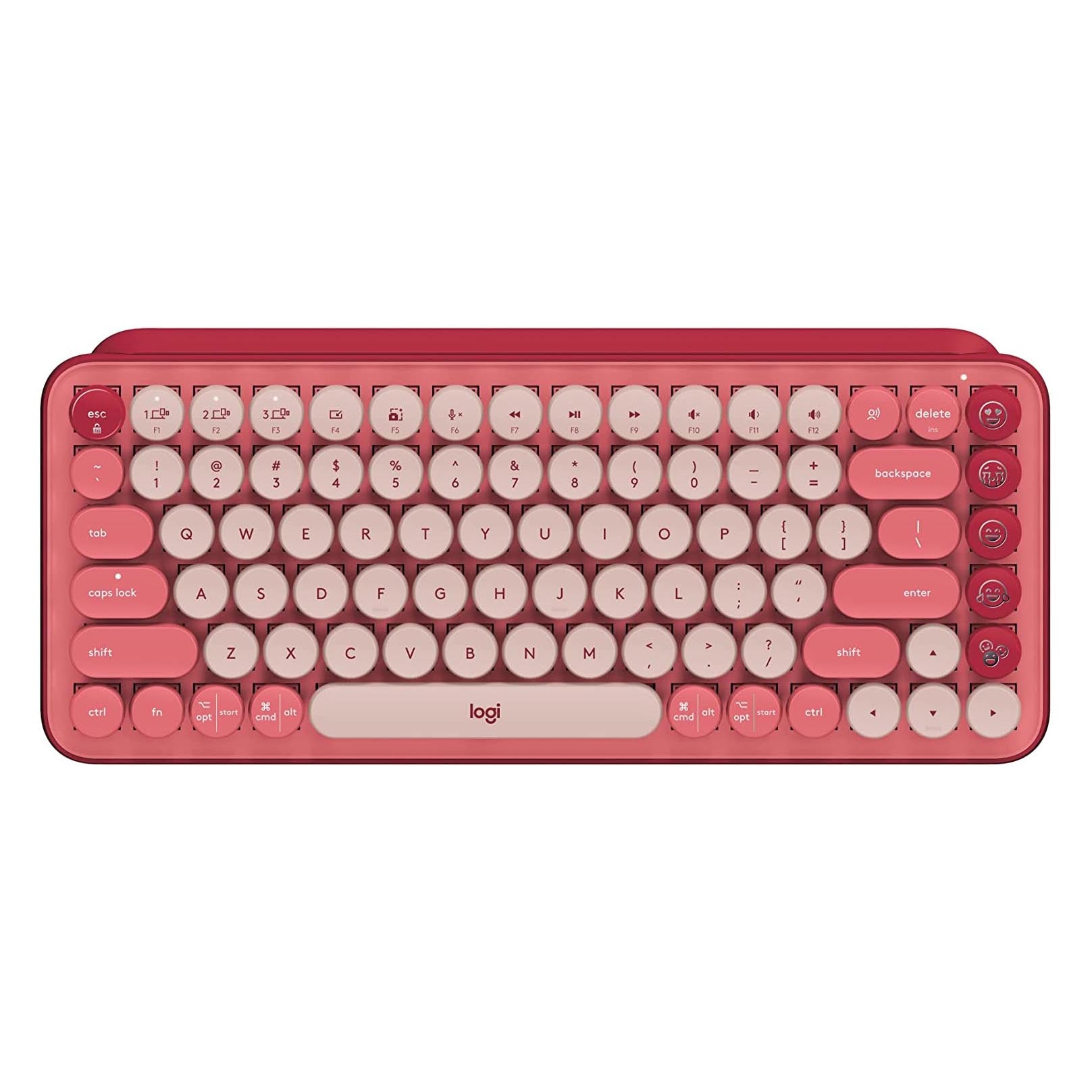 Keyboard Logitech POP Keys, English layout, red