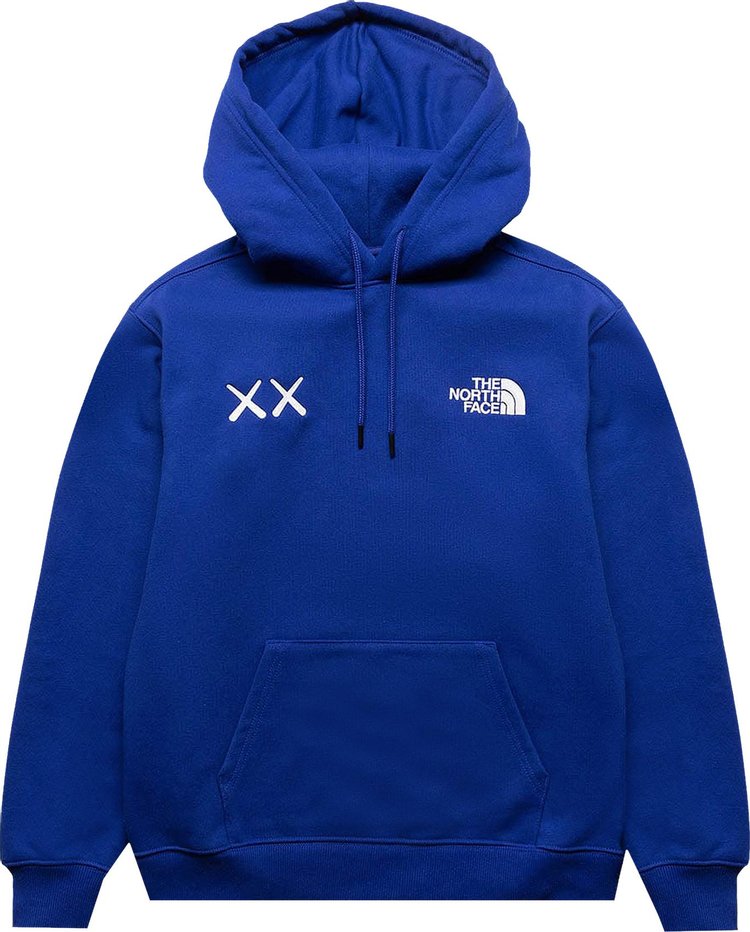 هودي من مجموعة The North Face x KAWS "Bolt Blue"، باللون الأزرق