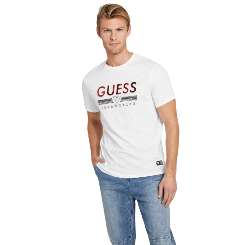 Guess Factory Eco Koda Crewneck T-shirt, white