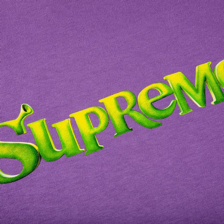 تي شيرت Supreme Shrek باللون الأرجواني