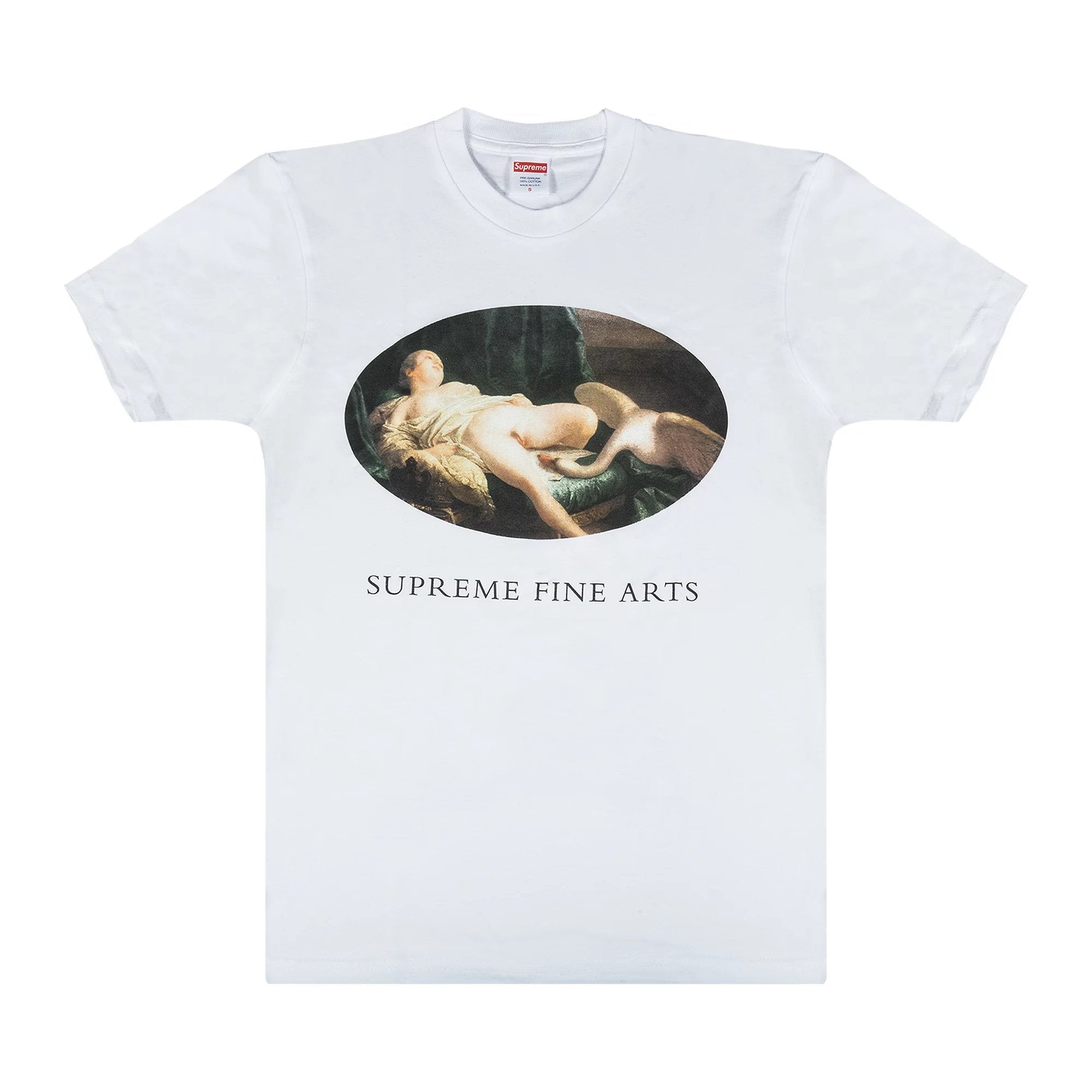 تي شيرت Supreme Leda And The Swan باللون الأبيض