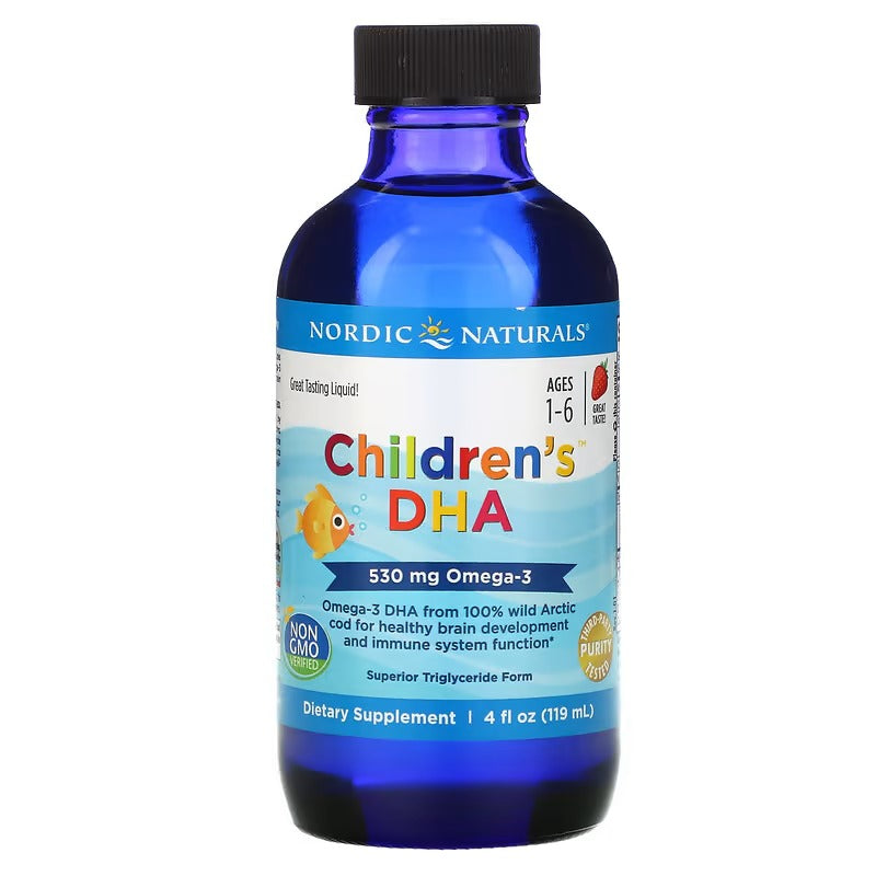 Omega-3 with DHA for children 1-6 years old Nordic Naturals 530 mg, 119 ml