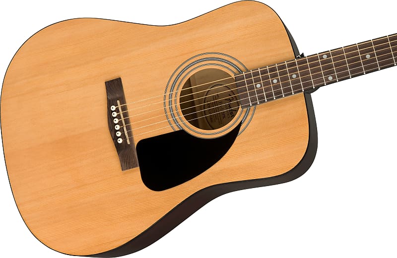 جيتار صوتي Fender FA-115 Dreadnought Acoustic Guitar Pack، طبيعي، لوحة أصابع من خشب الجوز