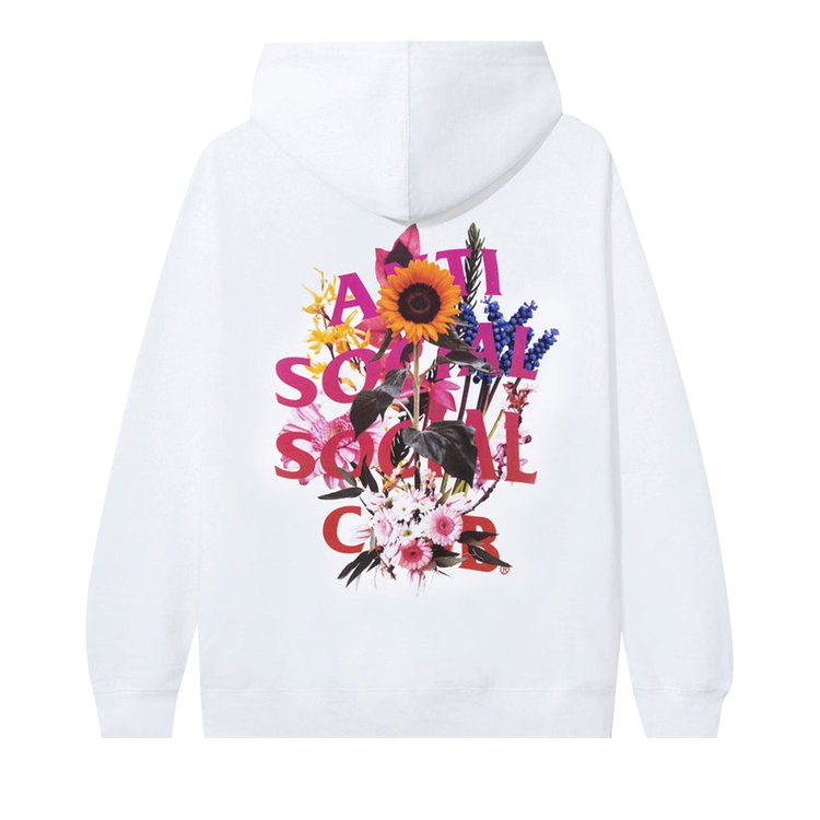 Anti Social Social Club Bouquet For The Old Days Hoodie White