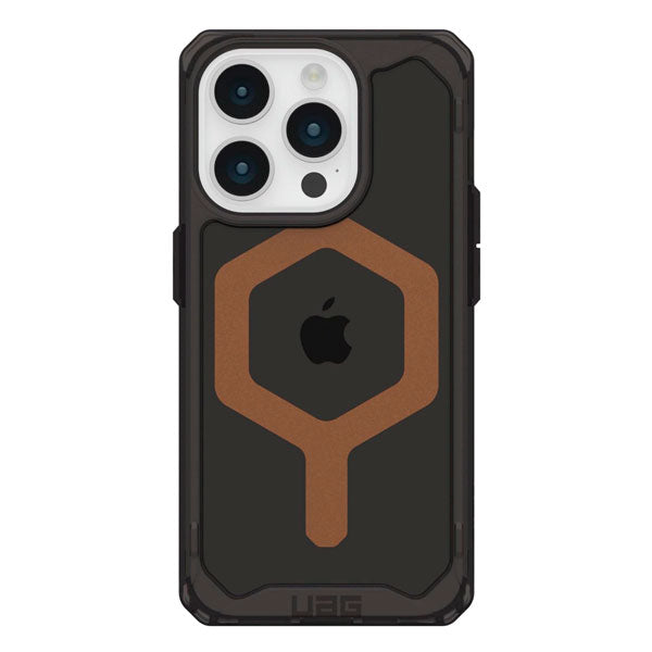 Case UAG Plyo for iPhone 15 Pro, MagSafe Charging, Black/Bronze