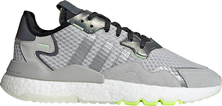 Adidas Nite Jogger 'Light Solid Grey' Sneakers, Gray