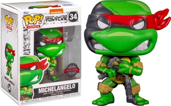 Pop! Comics Teenage Mutant Ninja Turtles: Michelangelo Previews Exclusive Vinyl Figure