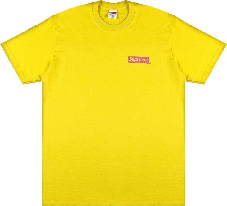 Supreme No More Shit Tee 'Lemon', Yellow